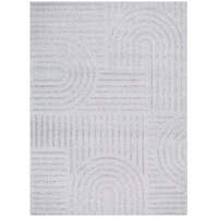 Rug Culture Modern Floor Area Rug Silver MARIGOLD MAR-DIOR-SIL-400X300