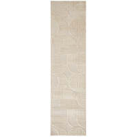 Rug Culture Contemporary, Modern, Plain & Textured Floor Area Runner Beige Lotus LOT-LEO-BEIGE-300X80