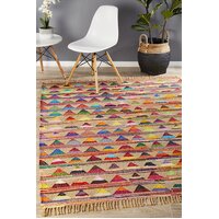 Rug Culture Marlo Naturl Jute and Cotton Flooring Rugs Area Carpet 270x180cm