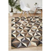 Rug Culture Dimensions Flat Weave Flooring Rugs Area Carpet Grey 225x155cm