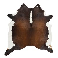 Rug Culture Exquisite Natural Cow Hide Chocolate 170x180cm
