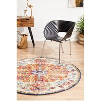 Rug Culture Carnival White Transitional Flooring Rugs Area Carpet 150x150cm