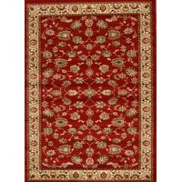 Rug Culture Traditional Floral Pattern Runner Red 300x80cm