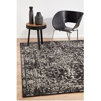 Rug Culture Scape Charcoal Transitional Runner 300x80cm