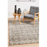 Remy Silver Transitional Flooring Rug Area Carpet 230x160cm