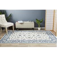 Rug Culture Classic Flooring Rugs Area Carpet White with White Border 290x200cm
