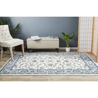 Rug Culture Classic Flooring Rugs Area Carpet White with White Border 400x300cm
