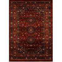 Rug Culture Traditional Shiraz Design Flooring Rugs Area Carpet Burgundy Red 400x300cm