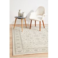 Rug Culture Winter White Transitional Flooring Rug Area Carpet 290x200cm