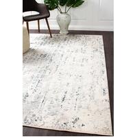 Rug Culture Farah Distressed Contemporary Floor Area Rugs White Blue Grey  KEN-1732-WHI-290X200cm