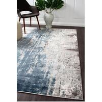 Rug Culture Roxana Distressed Timeless Floor Area Rugs Blue Grey White  KEN-1733-BLU-230X160cm