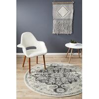 Rug Culture Museum Transitional Charcoal Floor Area Rug MUS-860-CHAR-240X240cm