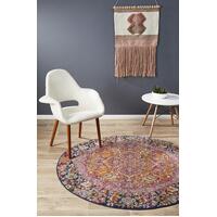 Rug Culture Museum Preston Multi Coloured Round Floor Area Rugs MUS-867-MULT-200X200cm