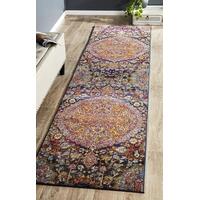 Rug Culture Museum Preston Multi Coloured Runner Rugs MUS-867-MULT-300X80cm