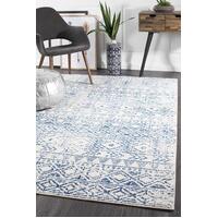 Rug Culture Ismail White Blue Rustic Floor Area Rug  OAS-456-BLUE-290X200cm