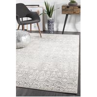 Rug Culture Ismail White Grey Rustic Floor Area Rugs OAS-456-GREY-330X240cm