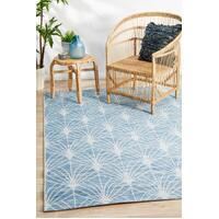 Rug Culture Terrace Fern Trellis Floor Area Rugs Blue TER-5502-BLU-290X200cm