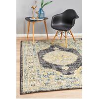Rug Culture CENTURY 955 Floor Area Carpeted Rug Contemporary Rectangle Charcoal 400X300cm