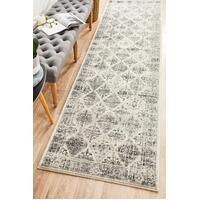 Rug Culture CENTURY 999 Floor Area Carpeted Rug Contemporary Runner Grey 500X80cm