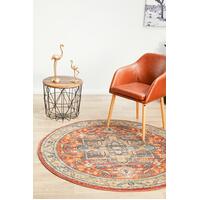 Rug Culture LEGACY 850 Floor Area Carpeted Rug Modern Round Amber 200X200cm