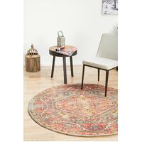 Rug Culture LEGACY 856 Floor Area Carpeted Rug Modern Round Navy 150X150cm