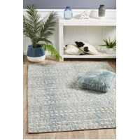 Rug Culture Levi Scarlett Floor Area Carpeted Rug Transitional Rectangle Blue 225X155cm