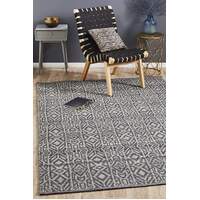 Rug Culture Relic Sammy Floor Area Carpeted Rug Transitional Rectangle Graphite 225X155cm