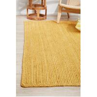 Rug Culture BONDI YELLOW Floor Area Carpeted Rug Modern Rectangle Yellow 220X150CM