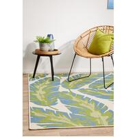 Rug Culture SEASIDE 2222 Floor Area Carpeted Rug Outdoor Rectangle Green & Blue 220X150CM