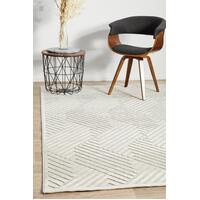 Rug Culture YORK CINDY Floor Area Carpeted Rug Modern Rectangle Off White & Natural 400X300CM