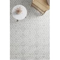 Rug Culture MAISON  Floor Area Carpeted Rug Modern Rectangle Off White & Black 225X155CM