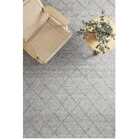 Rug Culture MAISON  Floor Area Carpeted Rug Modern Rectangle Charcoal, Cream & Grey 400X300CM