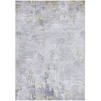 Rug Culture ILLUSIONS  Floor Area Carpeted Rug Modern Rectangle Silver & Gold 200X80CM
