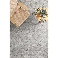 Rug Culture MAISON Floor Area Carpeted Rug Modern Rectangle Charcoal, Cream & Grey 280x190cm
