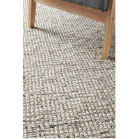 Rug Culture ARABELLA Floor Area Carpeted Rug Modern Runner Natural, Charcoal, Grey, Cream 400x80cm