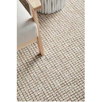 Rug Culture ARABELLA Floor Area Carpeted Rug Modern Rectangle Natural & Cream 225x155cm