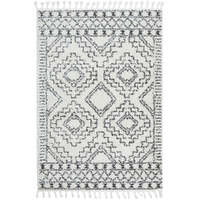Rug Culture CASABLANCA Floor Area Carpeted Rug Modern Rectangle Natural & Charcoal 330x240cm