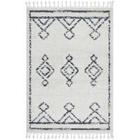 Rug Culture CASABLANCA Floor Area Carpeted Rug Modern Rectangle Natural & Charcoal 170x120cm