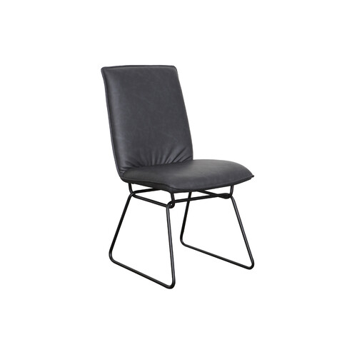 Detroit Dining Chair Black Metal Frame, Black And Chrome Dining Chairs Australia