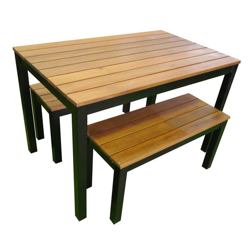 Timber Bench Setting Beer Garden, Timber Bench Outdoor Furniture