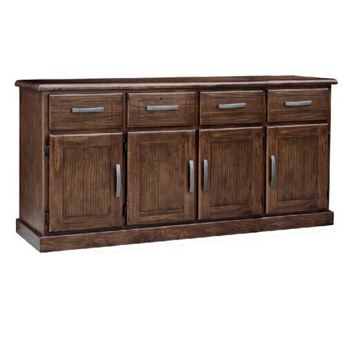 Woodstock Timber Buffet 4 Drawer 4 Door Large Timber 1795mm Bushland Antique Night 2126 BLB