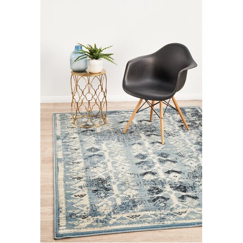 Rug Culture Urdu Tribal Flooring Rugs Area Carpet Blue 330X240cm