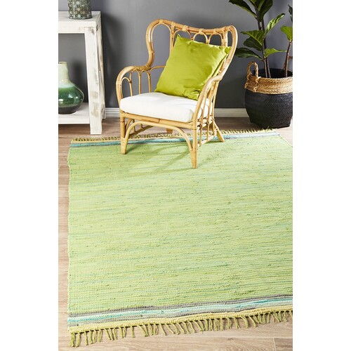 Rug Culture Boho Whimsical Flooring Rugs Area Carpet Green 270x180cm